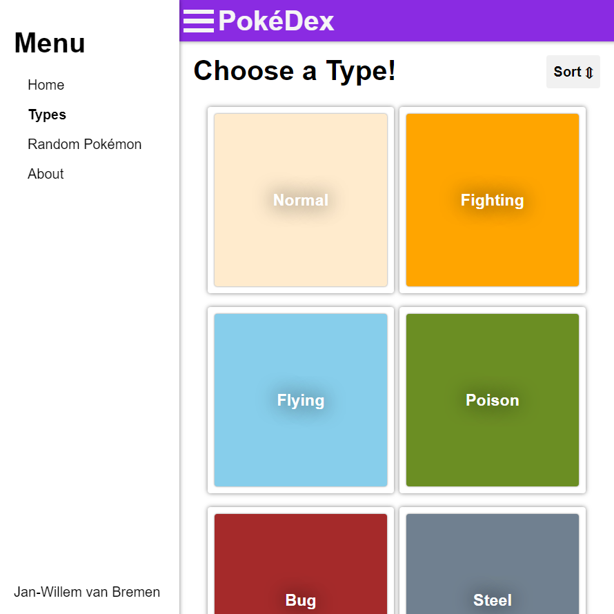 pokedexvue project