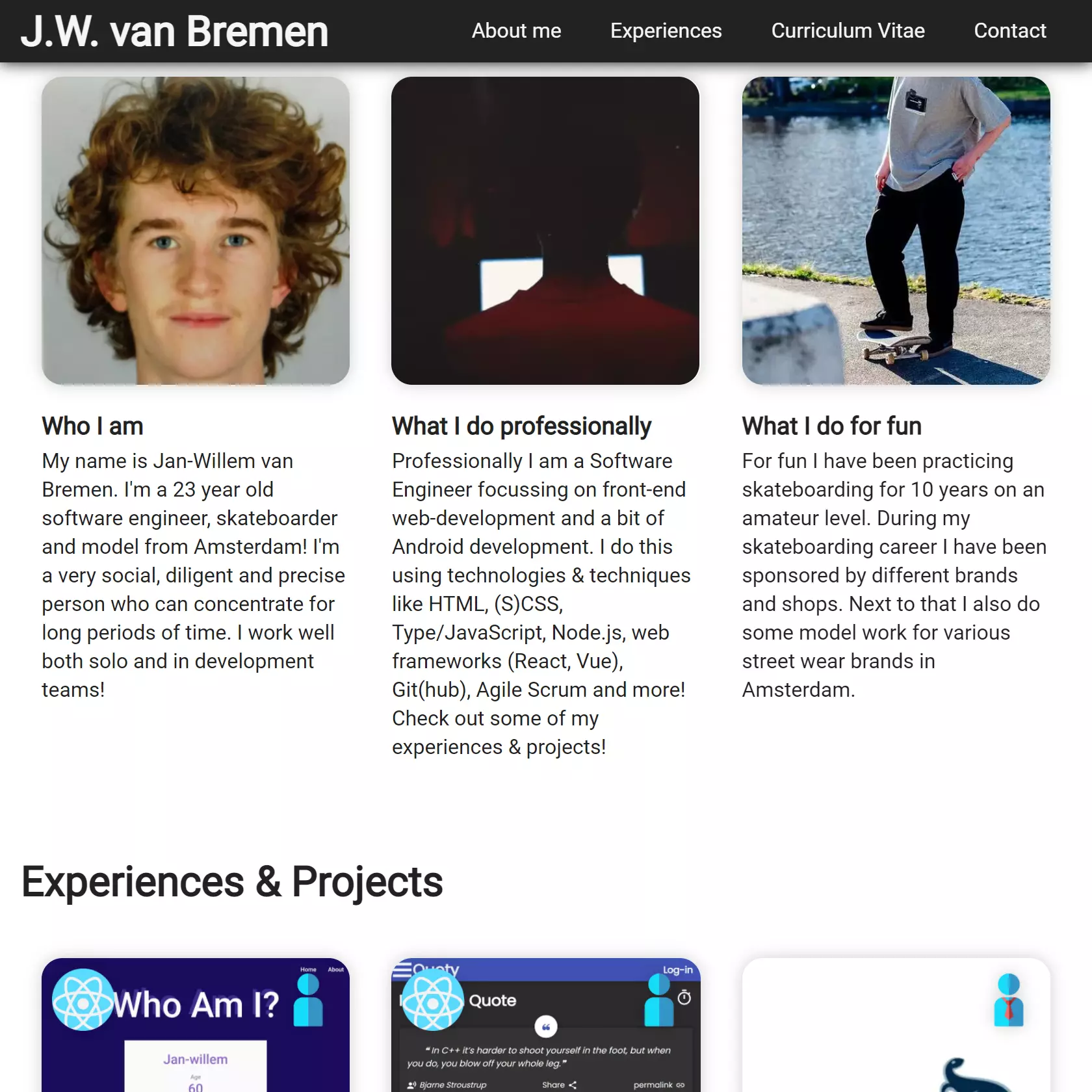 portfolio project